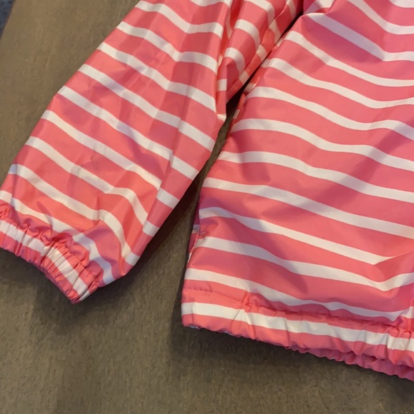 Gymboree Pink Stripe Rain jacket - Picture 4 of 5